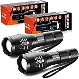 LED Tactical Flashlight, BINWO Super Bright High Lumen XML T6 LED Flashlights Portable Outdoor Water Resistant Torch Light Zo