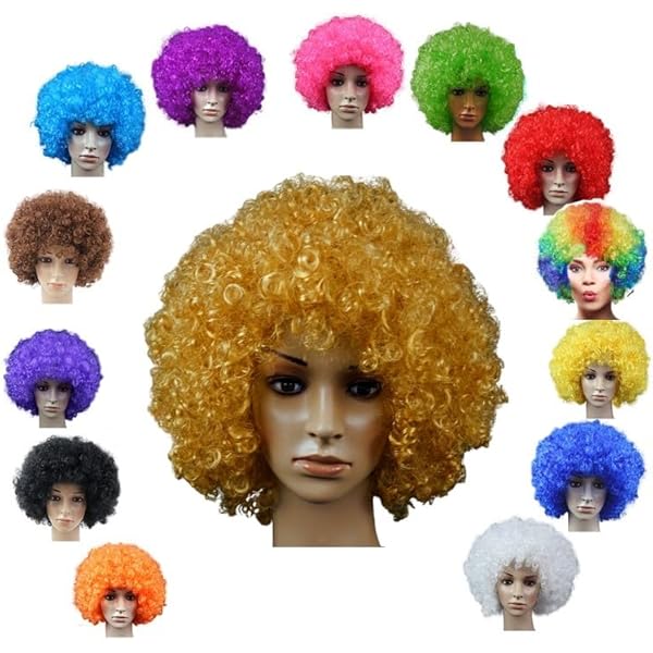 Amazon.co.jp: Z-DJJ アフロウィッグ人工毛アフロ8 