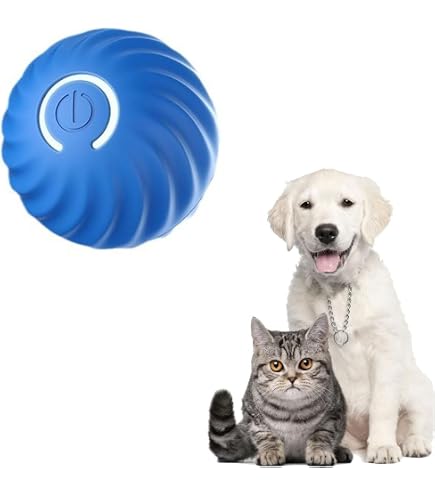 Amazon | 犬 ボール 動く 回転 犬用 おもちゃ 光る ウィキッド ボール