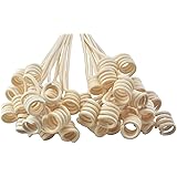20本入ナチュラルカラー手工芸品の生産 籐のリードアロマディフューザーの交換用スティック(27cm x 3mm ロール形状）