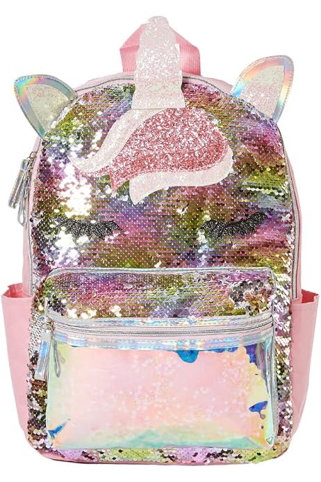 sequin backpack unicorn