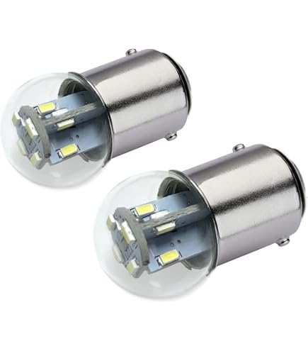 89#67#303 Miniature Bulb LED Replacement | 12/28 Volt AC/DC | Base Style: BA15S | Replacement for #67, 69, 89, 98, 1247, 441067-1, 97, 631, 1155, 9421777, 303, 623, 1251 (5-Pack; Bright White