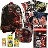 Star Wars Back To School Bundle - Backpack, Lunch Box & Supplies - 16 Piece Bundle [並行輸入品]