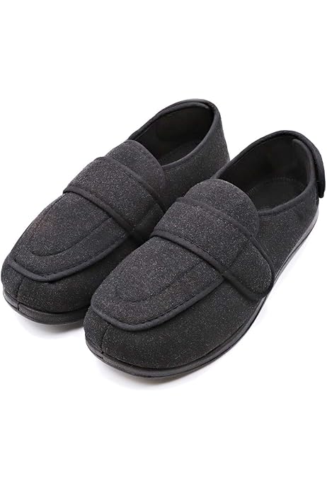 slippers wide fit mens