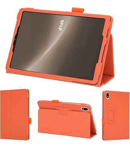 Amazon.co.jp: dtab Compact d-01J ケース 手帳型 レザー スタンド機能