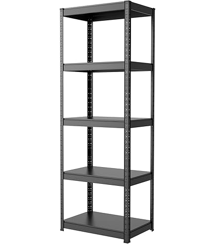 Amazon｜スチールラック 5段 幅60*奥行き40*高160cm 収納 棚 ラック