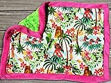 フラガールハワイアンテーマ赤ちゃんUltra Plush Cuddle Blanket