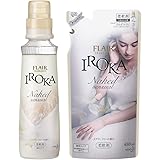 【まとめ買い】フレアフレグランス 柔軟剤 IROKA(イロカ) NakedSensual(ネイキッド センチュアル) 本体 570ml + 詰め替え 480ml