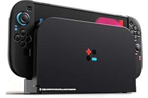 BJBT Switch 2対応 ドックケース【Switch 2カバー+ドック カバー】ドック用 ベース保護ケース 付けたままドックに対応 全面保護·分解簡単·指紋防止·高感度·分体式設計 プレゼント【black】