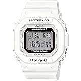[カシオ] 腕時計 ベビージー 【国内正規品】電波ソーラー スーパーイルミネータータイプ(高輝度なLEDライト) BGD-5000U-7JF レディース ホワイト