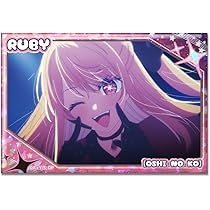 Amazon | 推しの子 ホログラム缶バッジ Ver.2 ルビー B HBAN