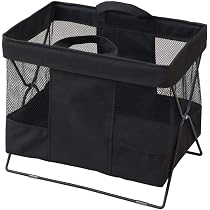 Amazon.co.jp: 山善(YAMAZEN) バスケット 手荷物収納ボックス メッシュ