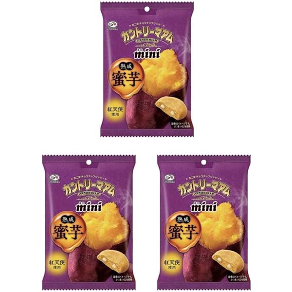 Amazon.co.jp: 不二家 カントリーマアム（熟成蜜芋） 12枚×5袋 : 食品