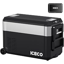Amazon.co.jp: バッテリー付き ICECO JP40ProD 車載冷蔵庫 37L -20