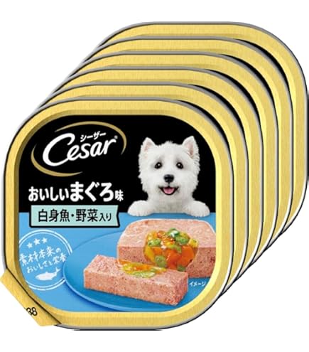 シーザー トレイ 成犬用 ドッグフード ウェットフード 85g×7個