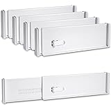 OzzyCozy 4PCS Expandable Drawer Dividers, Adjustable Drawer Organiser 27cm -47cm Large Expandable Drawer Organizers - Versati