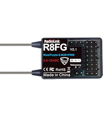 Amazon | Radiolink R7FGジャイロ受信機 7チャンネル2.4GHz RC