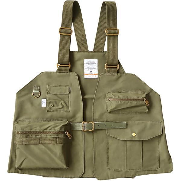 Amazon | [アッソブ] SHRINK NYLON CAMP VEST 1 [ ネイビー