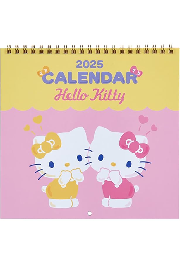 Amazon.co.jp: 2025 ハローキティ 壁かけカレンダー ([カレンダー