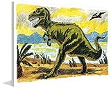 Marmont Hill vintage-kids ' Tyrannosaur II 'キャンバス壁アート 36" x 24" MH-KIDCUR-86-C-36