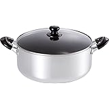 和平フレイズ 両手鍋 カレー シチュー おでん 料理鍋 ささら 28cm ふっ素樹脂加工 ガラス蓋付 大型鍋 IH対応 SM-8819