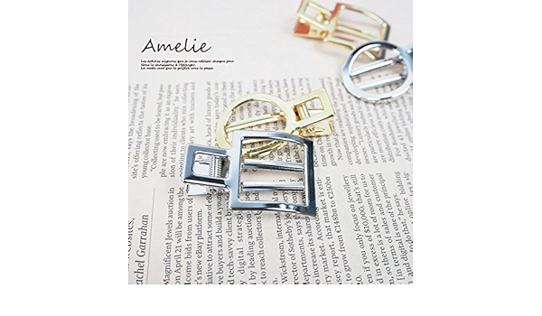 Amazon サークル スクエアヘアクリップs Ame Ach009 バレッタ 金具 結婚式 ゴールド シルバー ヘアクリップ ミニ ヘアアクセサリー 大人 シンプル 上品 Fサイズ Squaregold スクエアゴールド Amelie アメリー ビューティー 通販