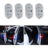 Amazon Mdlufy 車ドア Led警告灯 ストロボ Ledテープライト 赤 白 二色光安全シリコーンled チューブ 安全サイドライト 衝突防止 警告灯 防水 汎用 取り付け簡単 車 バイク 車 バイク