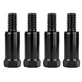 EsiFare ミラーアダプター バイク ミラー 延長アダプター 10mm 4個入り バイク ミラーアダプター バイクミラー変換アダプター 正逆ネジ変換 高さ調整スペーサー 硬度が高く 耐久性があり 設置便利 (正 → 正1*2、正 → 逆 *2）