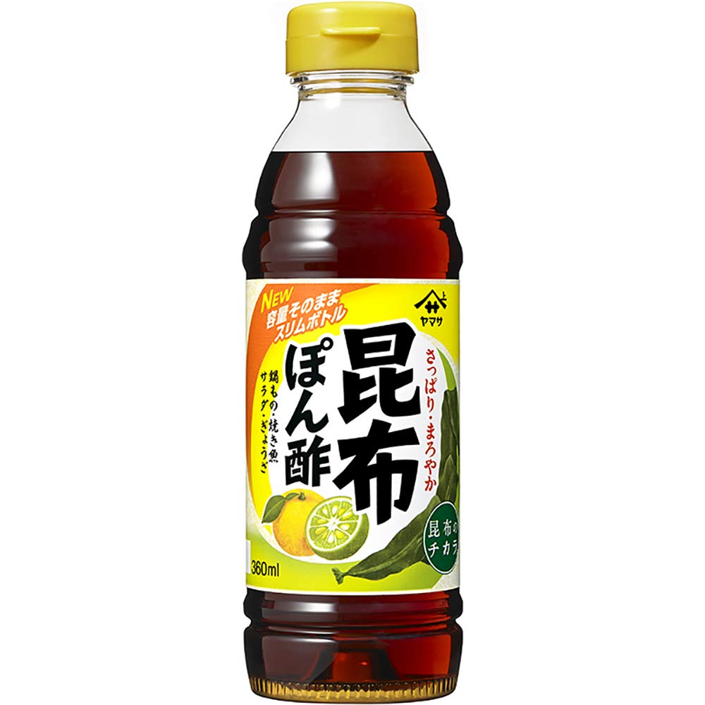 【本日最終日】【スマイルSale】【42%OFF】【2,345円】 ヤマサ 昆布ぽん酢 360ml×12本