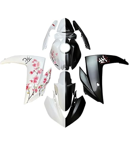 Amazon | Bruce & Shark(ブルース・サメ) YZF-R3 YZF-R25 カウル 2022