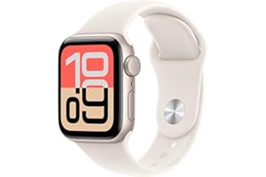 Apple Watch SE 3(GPSモデル)- 40mmスターライトアルミニウムケースとスターライトスポーツバンド - S/M