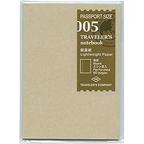 Amazon.co.jp: トラベラーズノート パスポートサイズ リフィル