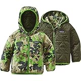 【正規取扱店製品】patagonia パタゴニア ベビーリバーシブルパフボールジャケット 60188 シカモアカモ:ハイドログリーン 5T