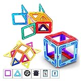 マグネットブロック 磁気おもちゃ 磁石ブロック マグネット 立体パズル 磁石おもちゃ 磁石付き積み木 カラフル磁性構築ブロック 創造力と想像力を育てる 幾何学認知 モデルDIY 子どもおもちゃ 男の子
