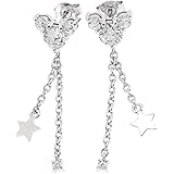 [ディズニー] Disney [特 別 仕 様] ジルコニア ミッキー シルバー 925 ピアス レディース アクセサリー 公式 オフィシャル