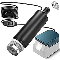 Amazon.co.jp: bumxca 水中ポンプ 充電式 ウォーターポンプ