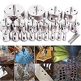 ガラス・タイル・スレート・陶器・鋳物の穴あけ用 ビット コアドリル ホールソー 6～70mm　22個セット