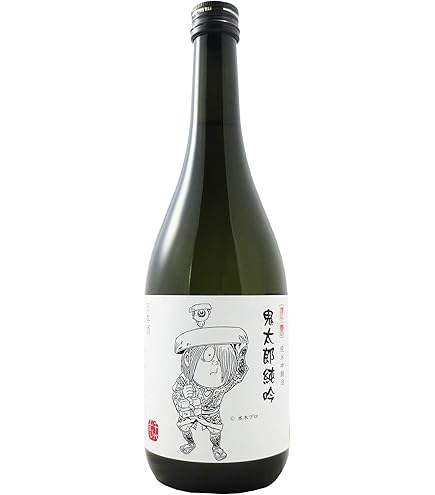 Amazon.co.jp: 千代むすび 鬼太郎のツボ 本醸造辛口 360ml 箱付 日本酒