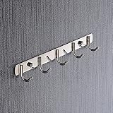 304ステンレススチールバスルームバスルームキッチンタオルフック服フックフックフック