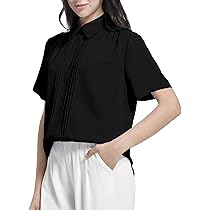 ブラック 半袖 シャツ・ブラウス　新品 GOLDJAPAN 大きいサイズ レディース トップス シャツ ブラウス