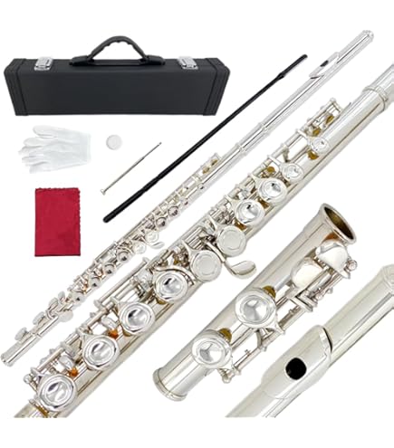 Amazon | HALL CRYSTAL Flute D Offset Clear クリスタルフルート D管