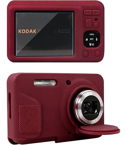 Amazon | Kodak PIXPRO FZ55 16MP 5X ズーム デジタルカメラ(レッド