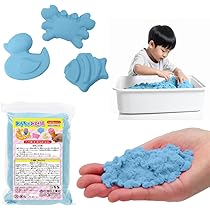 Amazon.co.jp: 池田工業社 おうちでお砂場1kg ブルー ［ 不思議な砂