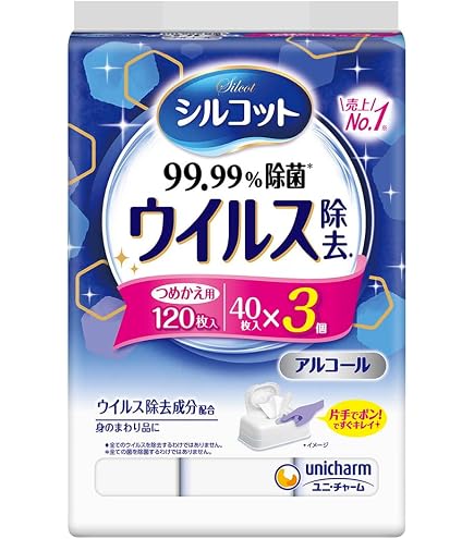 Amazon.co.jp: ユニ・チャーム シルコット ウイルス除去 アルコール