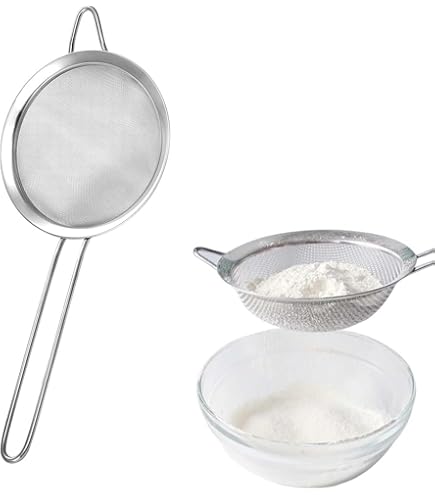 Amazon | こし器 粉ふるい ストレーナー 304ステンレス製 ざる 細かい