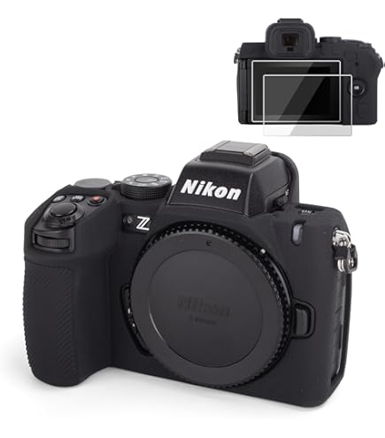 Amazon.co.jp: ニコン Z5II用ハンドメイド本革ハーフカメラケース