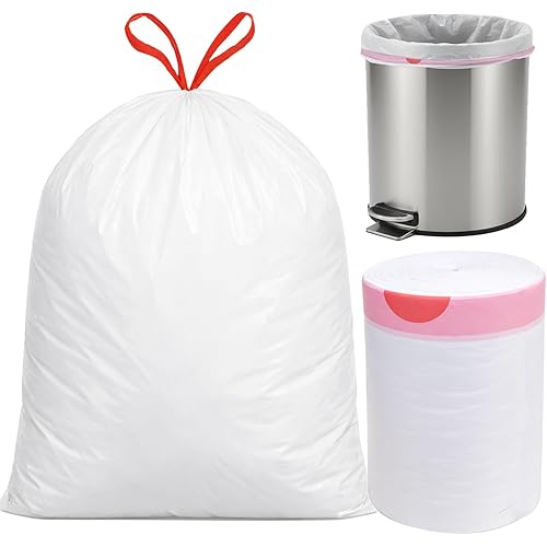 SurpOxyLoc 50L Drawstring Tall Kitchen Trash Bags,Clean Fresh Scent and Heavy Duty Garbage Bags(100 Count,60x70cm)