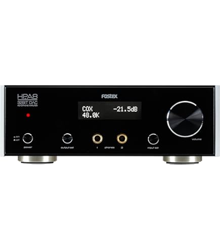 Amazon.co.jp: FOSTEX ヘッドホンアンプ 32bit D/A変換器内蔵
