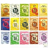 夢フル ハニー ポップコーン フレーバー フライドポテト シーズニング パウダー 全15種×各1袋 計15袋 お試し 小分け 3g バラエティセット オリジナルステッカーセット