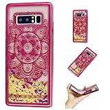 NEXCURIO 【流れる砂】 Galaxy Note8 ケース ソフトシリコン 耐衝撃 擦り傷防止 ギャラクシーNote8用ケース カバー おしゃれ（パターン #9）